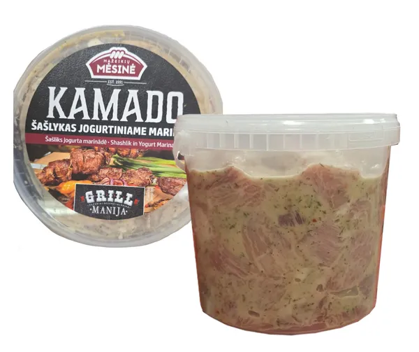 Šašliks Kamado jogurta marinādē, sverams, Mažeikiu