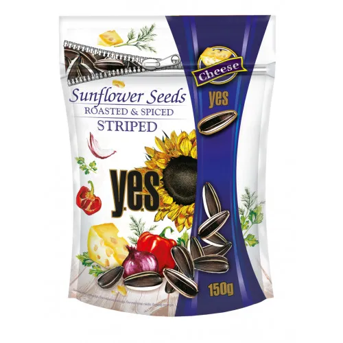 Saulespuķu sēklas Yes strīp. ar siera garšu 150g