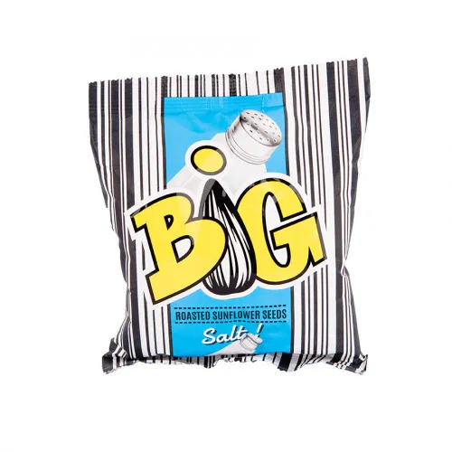 Saulespuķu sēklas grauzdētas, strīpainas ar sāli 150g, Big