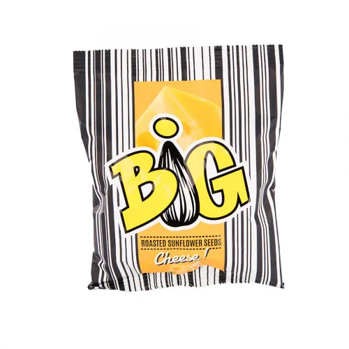 Saulespuķu sēklas grauzdētas, strīpainas ar siera garšu 150g, Big