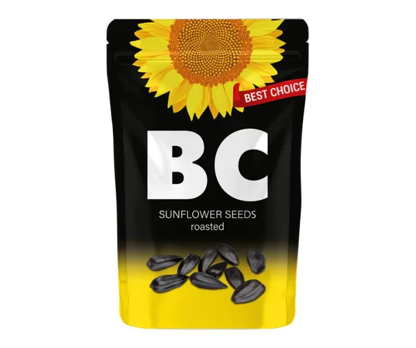 Saulespuķu sēklas melnas ceptas 300g, Best Choice