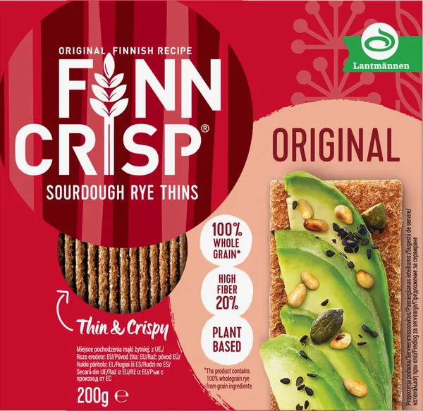 Sausmaizītes plānās Original 200g, Finn Crisp