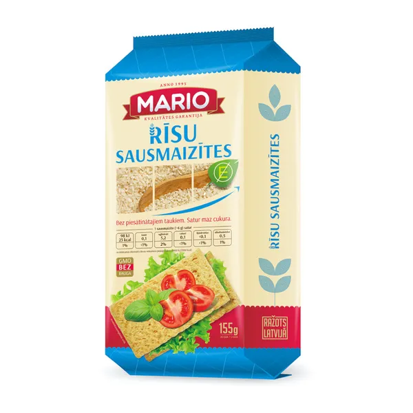 Sausmaizītes MARIO rīsu 155g