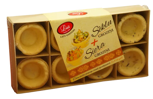 Sēklu un siera groziņi 135g, Lāči