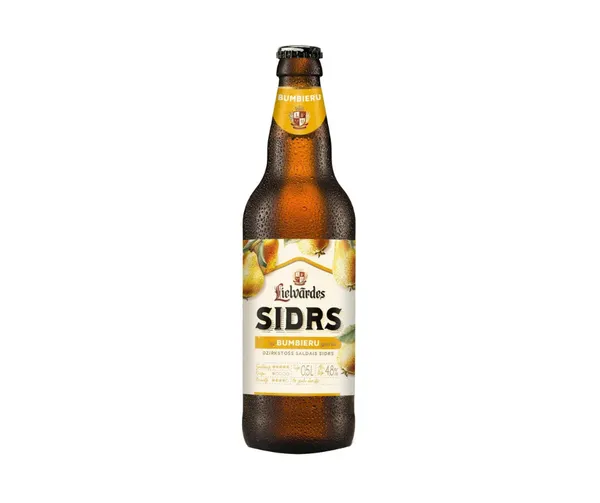 Sidrs ar bumbieru garšu 4.8% 0.5l, Lievārdes.