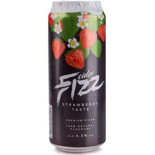 Sidrs FIZZ STRAWBERRY 4,5% 0,5L