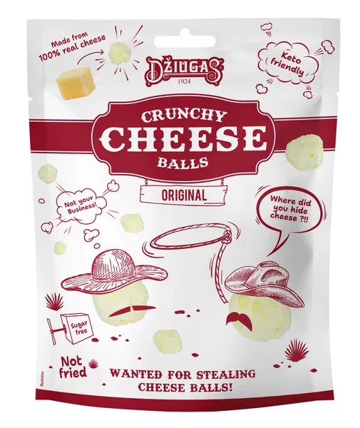 Kraukšķīgas siera bumbiņas Džiugas 50g