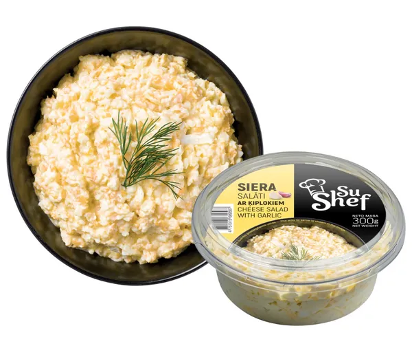 Siera salāti ar ķiplokiem 300g, GN Ādaži