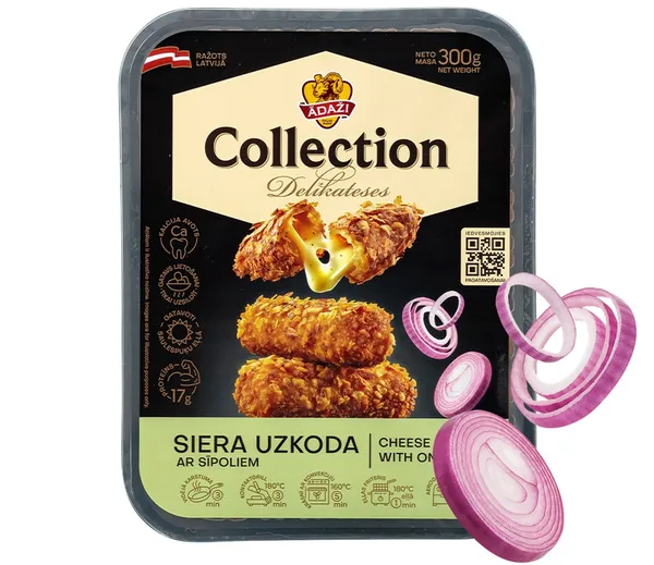 Collection siera uzkoda ar sīpoliem ĀDAŽI 300g