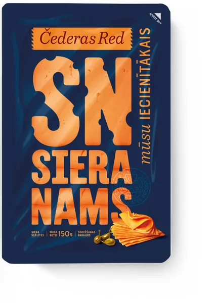 Siers Siera nams Čederas red šķēlītēs 150g