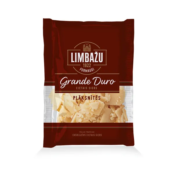 Siers cietais Grande Duro plāksnītēs 80g, Limbažu Formaggi