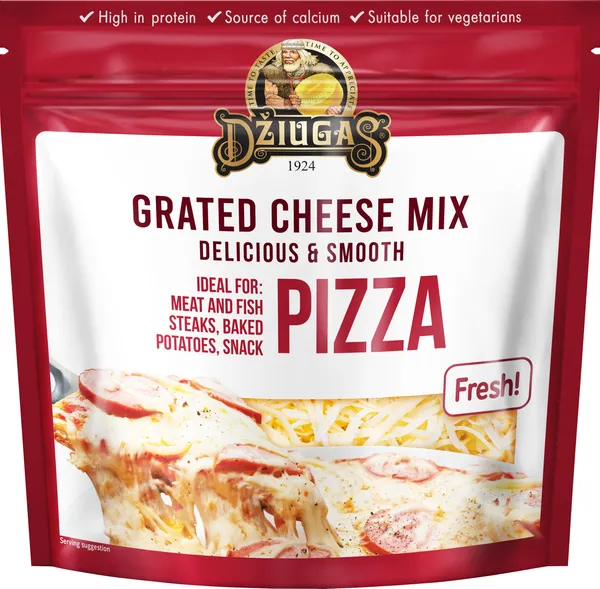 Rīvēts siers picai 43% DŽIUGAS 200g