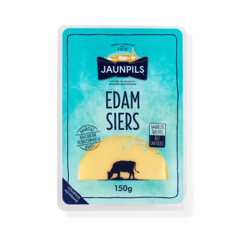 Siers Edam šķēlītēs 150g, Jaunpils