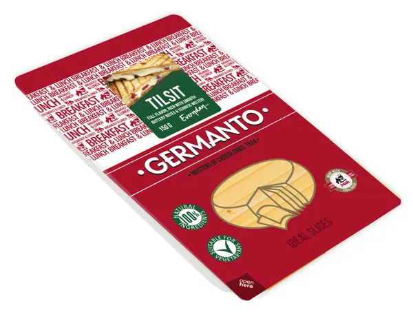 Siers "Germanto Tilsit" 45% šķēles 150g