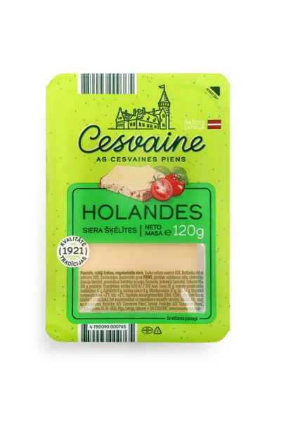 Siers Holandes šķēlītēs 120g, Cesvaine
