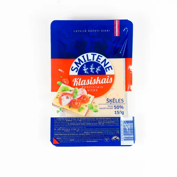 Siers Klasiskais šķēlēs 50%, 150g, Smiltene