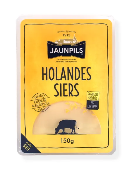 Siers Jaunpils Holandes šķēlēs 150g