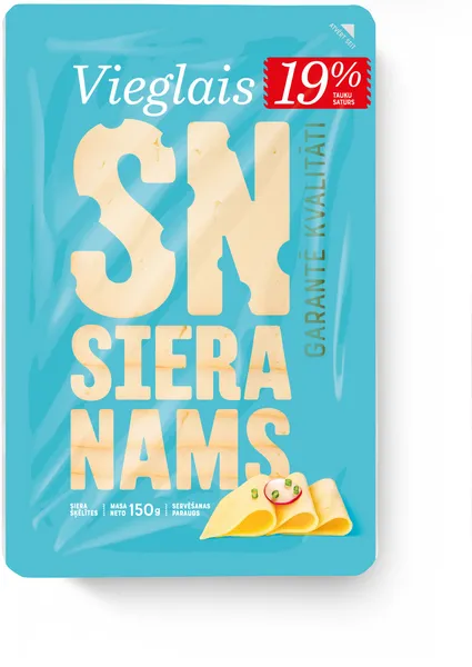 Siers Siera nams Vieglais šķēlēs 150g