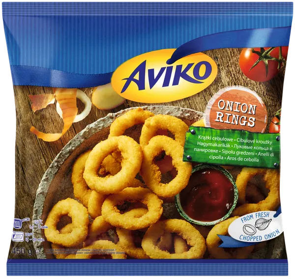 Saldēti sīpolu gredzeni AVIKO 450g