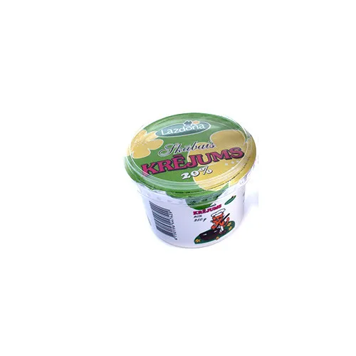 Skābais krējums 20% 250g, Lazdona