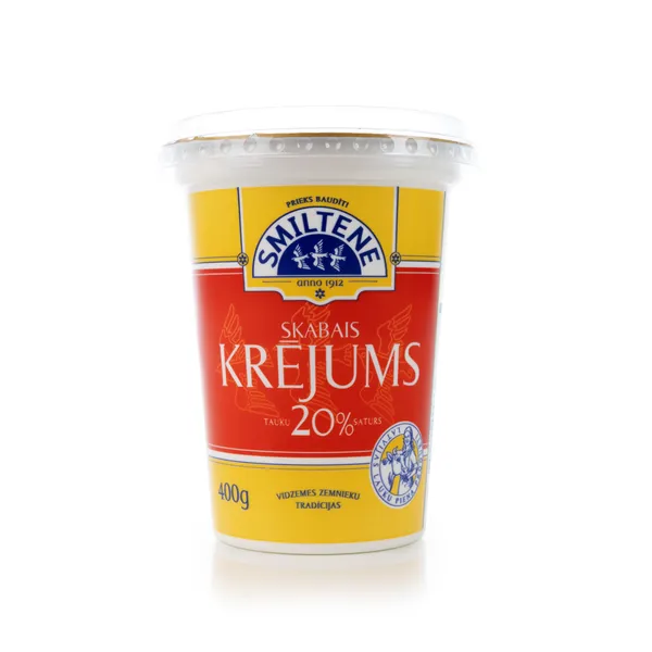 Smiltene Skābais krējums 20% 400g