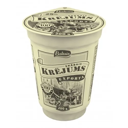 Skābais krējums EXPORTA 25% 200g