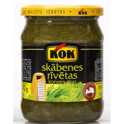 Skābenes rīvētas konservētas Kok 470g