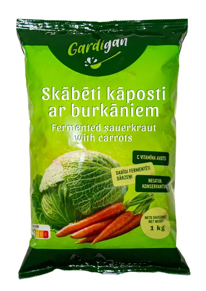 Skābēti kāposti ar burkāniem 1kg, Gardigan