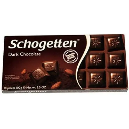 Šok. gabal. dark 100g, Schogetten