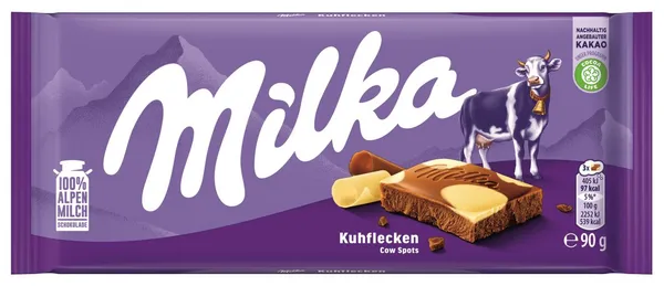 Šokolāde Happy Cow 90g, Milka