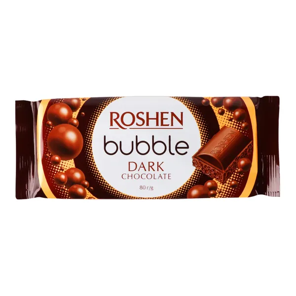Šokolāde rūgtā Roshen porainā 80g