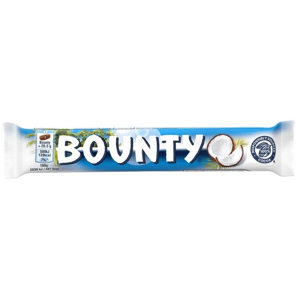 Šokolādes batoniņš 57g, Bounty