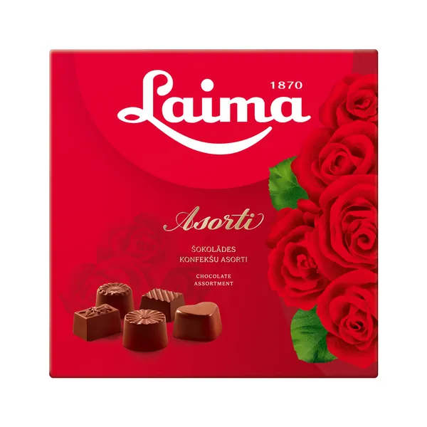 Šokolādes konfekšu Asorti 93g, Laima