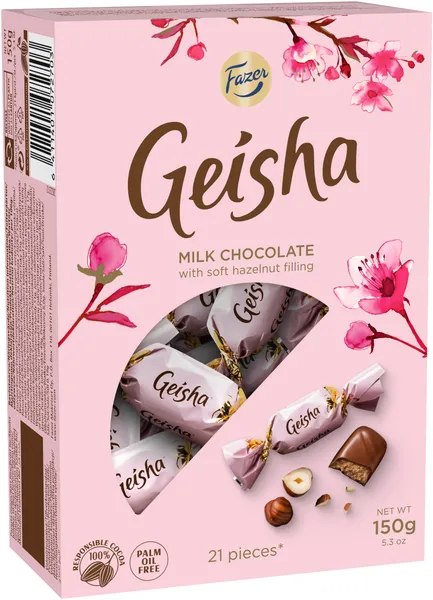 Šokolādes konfektes Geisha 150g, Fazer