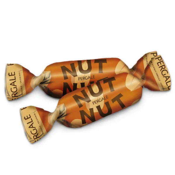 Šokolādes konfektes Nut Nut baltās, sveramas, Pergale