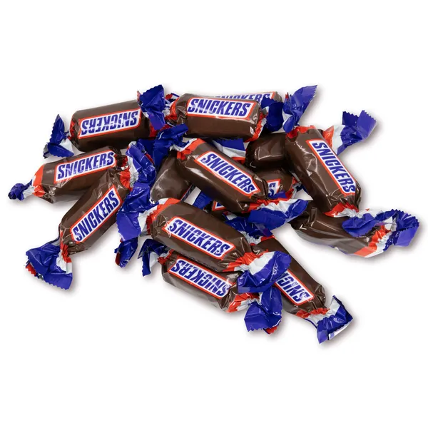 Šokolādes konfektes Snickers, sveramas