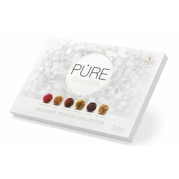Šokolādes trifeļu kolekcija 32 265g, PURE CHOCOLATE