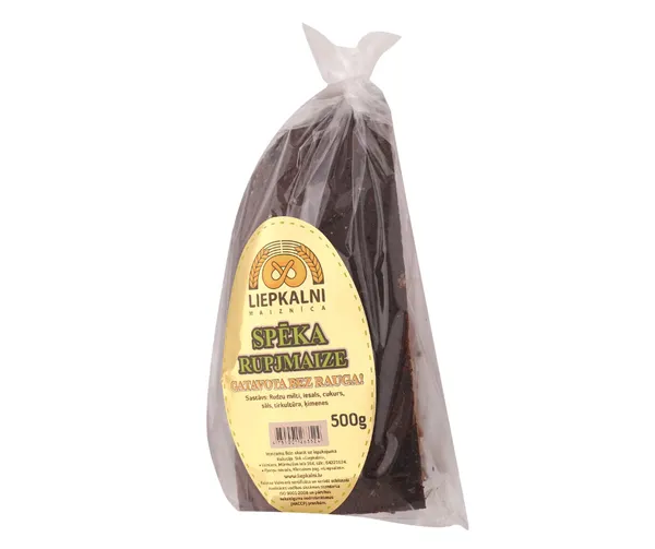 Spēka rupjmaize Gatavota bez rauga 500g, Liepkalni