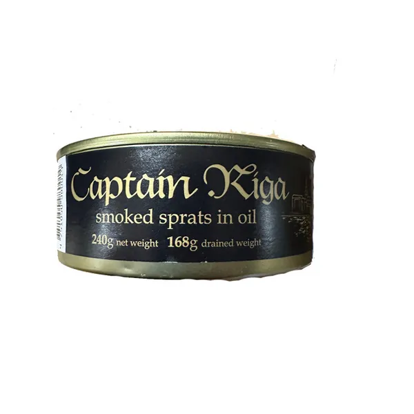 Šprotes eļļā Captain Riga EO 240g (168g), Senga