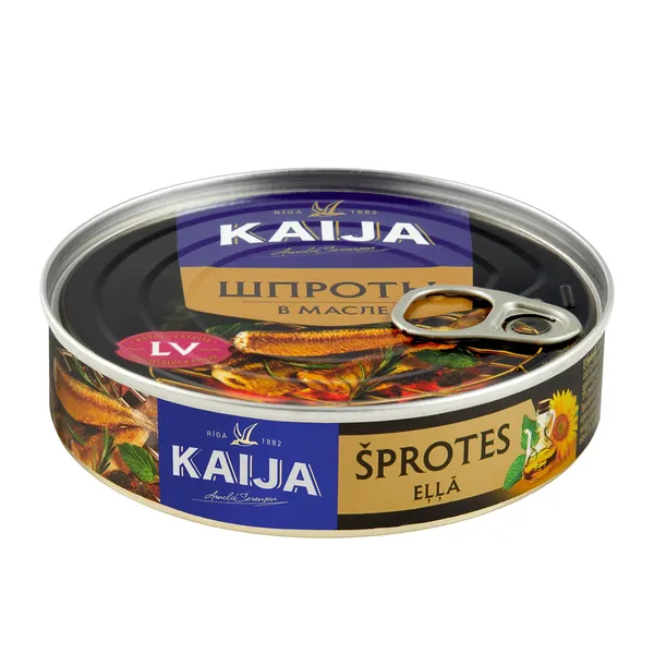 Šprotes eļļā EO 160g (112g), Kaija