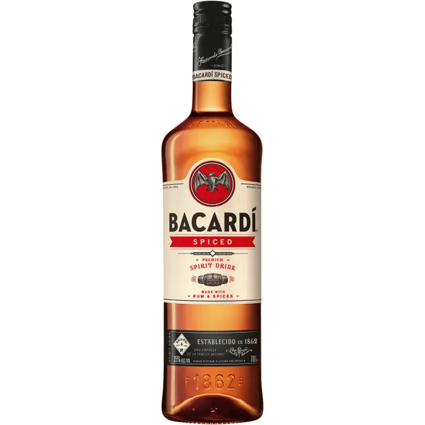 St. alk. dzēr. Bacardi Spiced 35% 0.7l