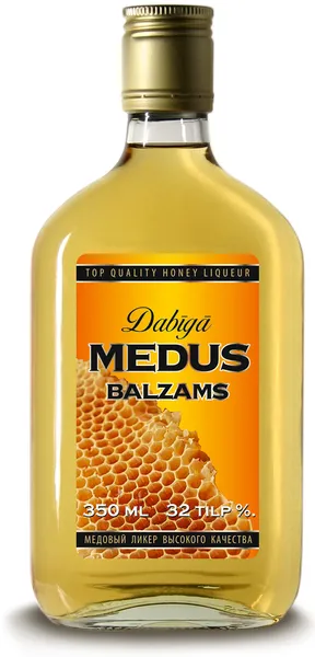 St. alk. dzēr. Dabīgā Medus balzāms 32% 0.35l