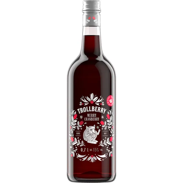 St. alk.dzēr. karstais Trollberry Merry Cranberry 15% 0.7l