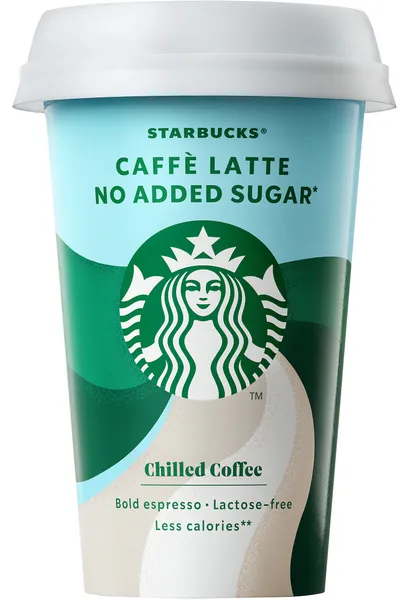 STARBUCKS piena-kaf.dz. Caffe Latte bez piev.cukura 220ml