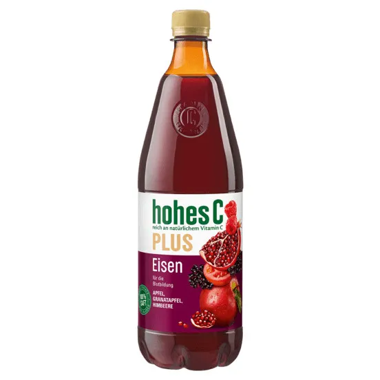 Sula granātābolu, aveņu 100%, ar dzelzi 1l PET, Hohes C