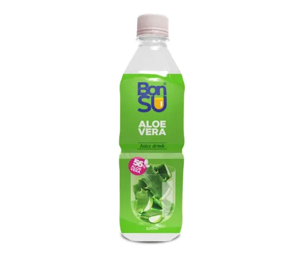 Sulas dzēriens Aloe Vera ar alvejas mīkstumu (56%) 500ml PET, Bonsu