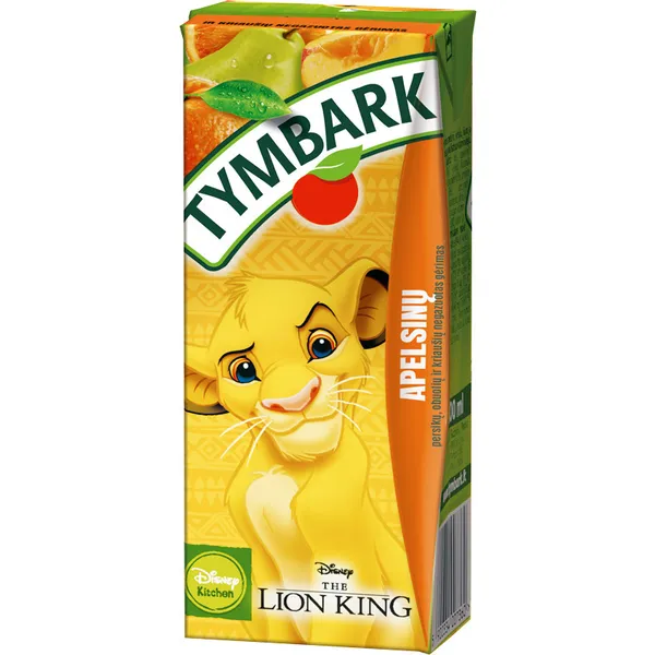 Sulas dzēriens apelsīnu- bumbieru- persiku 200ml, Tymbark