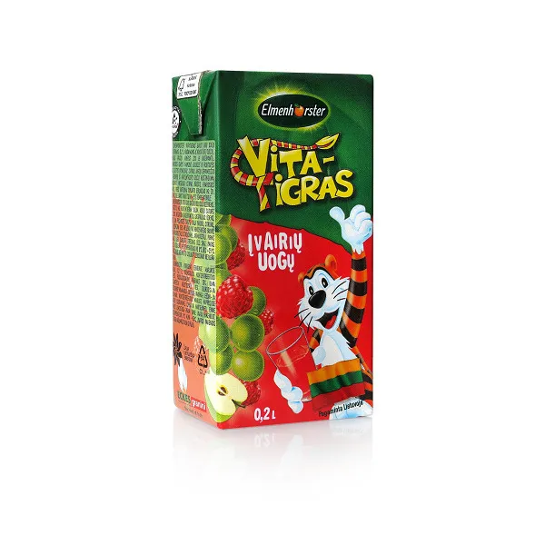 Sulas dzēriens augļu Vita Tigras 0.2l, Elmenhorster