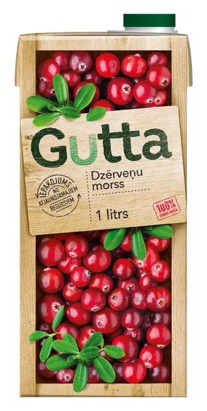 Dzēriens Gutta dzērveņu 1L