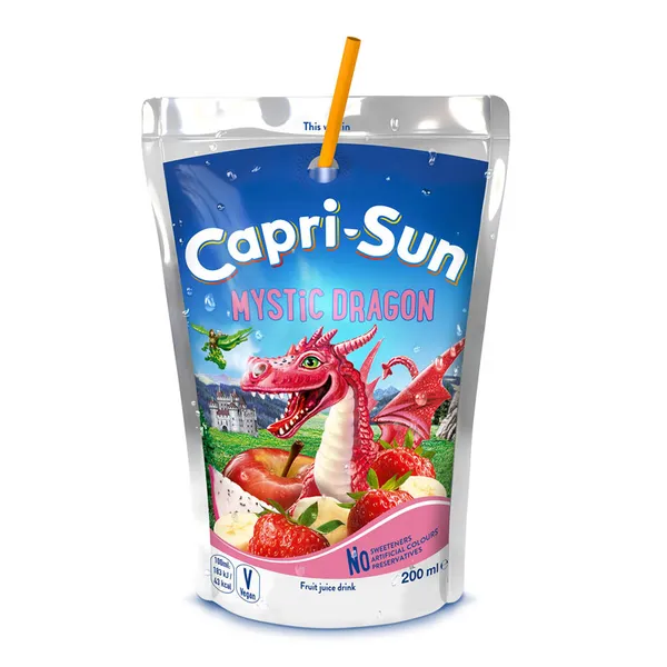Sulas dzēriens CAPRI-SUN Mystic Dragon Fruit 0.2l